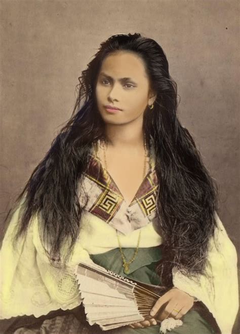 Have you ever wondered how a Filipina mestiza would've looked in the 1870's? Well, the photo ...