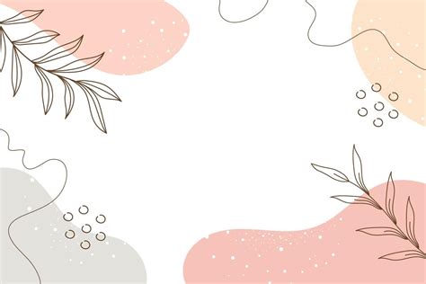 Download Hand drawn minimal floral background