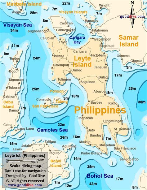 Map Of Leyte Philippines - Cities And Towns Map