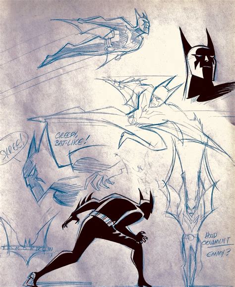 Batman Beyond, early concept art by Bruce Timm : r/batman