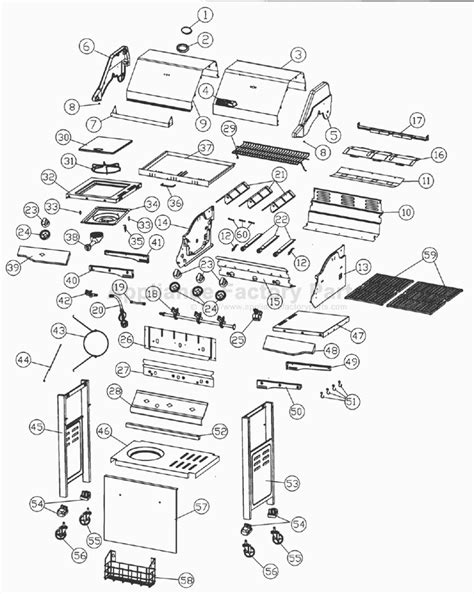 Bbq-pro BQ04025 Parts | Grills