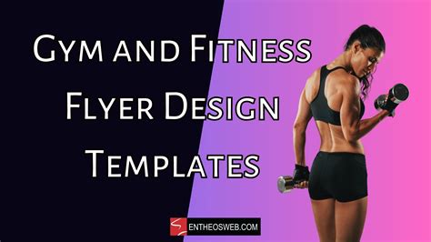 Gym and Fitness Flyer Design Templates | EntheosWeb