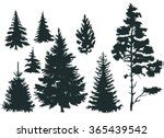 Photo of graphic pine trees | Free christmas images