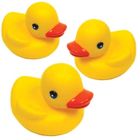 Yellow Rubber Ducks - 12 Pack