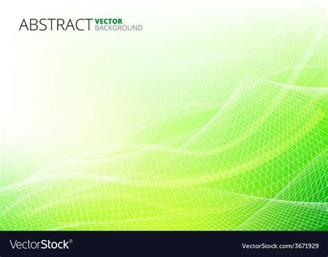 Green abstract lines Royalty Free Vector Image