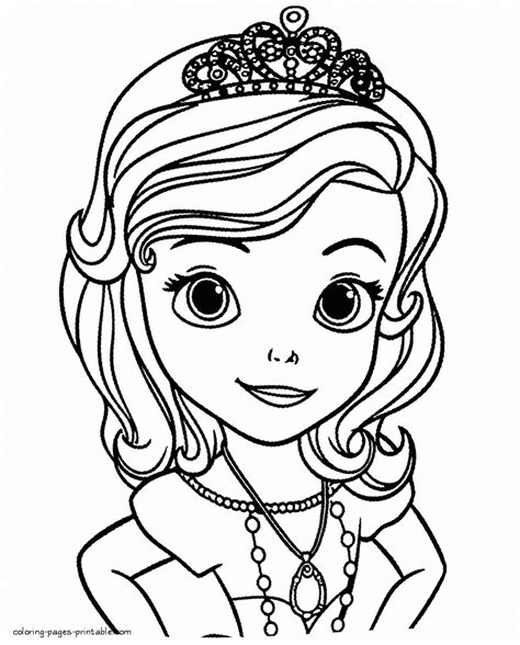 Free Sofia coloring pages || COLORING-PAGES-PRINTABLE.COM