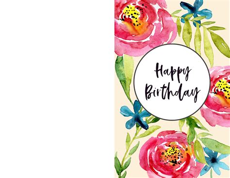 Free Printable Personalized Birthday Cards | Free Printable