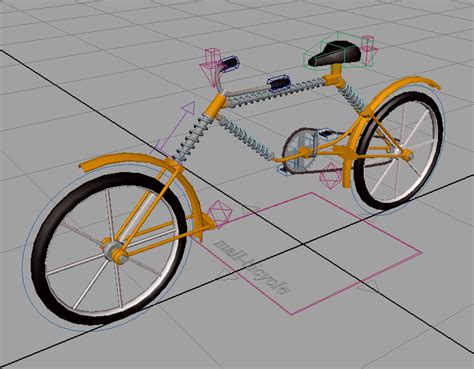 HARSHA 3D MODELS: Rigged 3d model bicycle for maya free download