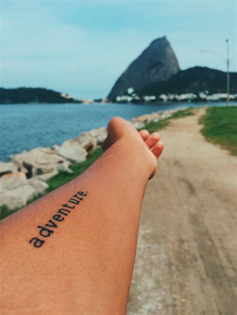 Adventure Tattoo #adventure #tattoo #fonts | Adventure tattoo, Explore tattoo, Moutain tattoos