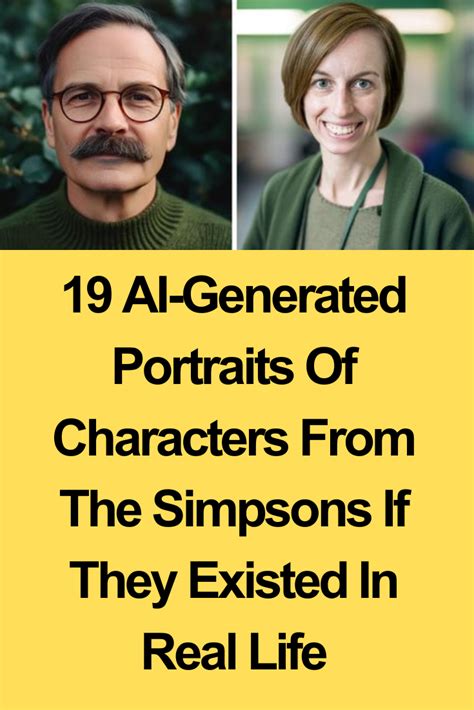 19 AI-Generated Portraits Of Characters From The Simpsons If They Existed In Real Life # ...