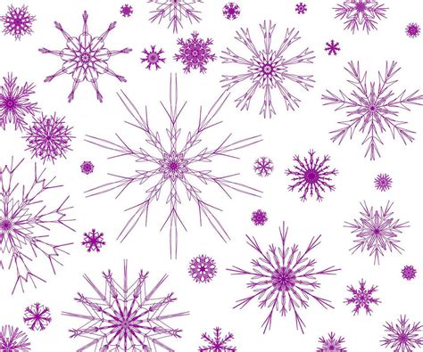 Purple Snowflakes by CrystalKyoshi on DeviantArt