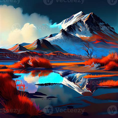 Landscape Art - Ai Generated 22416464 Stock Photo at Vecteezy