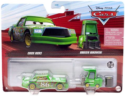 Disney / Pixar Cars Metal Chick Hicks & Bruiser Bukowski Diecast Car 2-Pack - Walmart.com