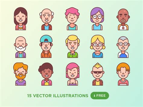 Free vector illustrations - Freebbble