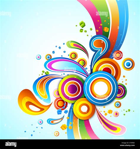 illustration of colorful abstract vector background Stock Photo - Alamy