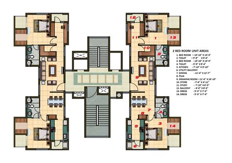 Cluster House Floor Plan - floorplans.click