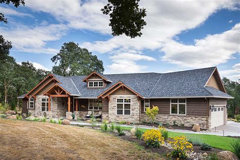 Beautiful Northwest Ranch Home Plan - 69582AM | Architectural Designs - House Plans