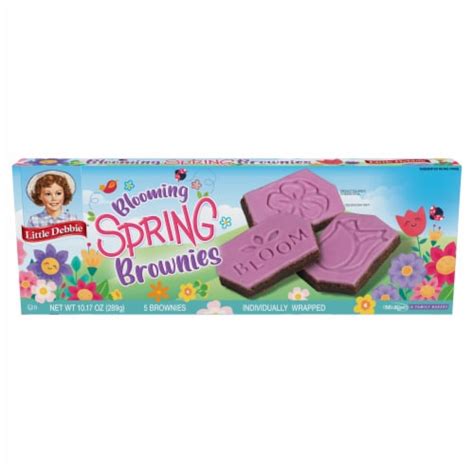 Little Debbie® Blooming Spring Brownies Snack Cakes, 5 ct / 10.17 oz - Fred Meyer