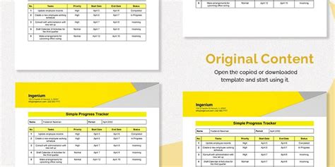 Project Progress Tracker Template in Word, Google Docs - Download | Template.net