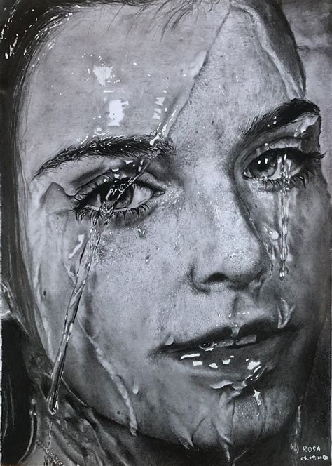 Hyperrealistic Graphite Pencil Sketching Portrait From Photo - Etsy