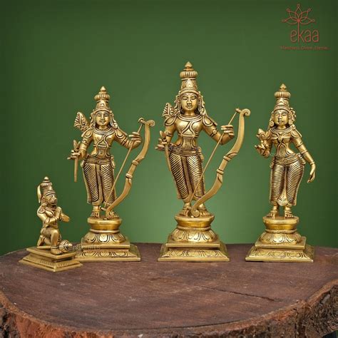 Ramdarbar Statue in Brass30cm Lord Rama Lord Hanuman Lord - Etsy