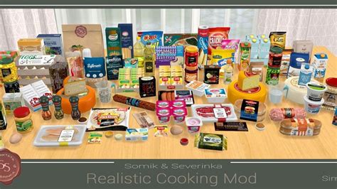 Realistic Cooking Mod V.3 - Sims 4 | Download Now