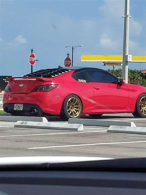 A modded Hyundai Genesis Coupe I saw today. : r/Hyundai