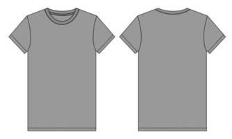 Gray Tshirt Template