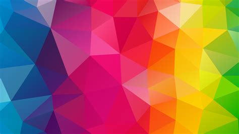 1920x1080 Triangles Colorful Background Laptop Full HD 1080P ,HD 4k Wallpapers,Images ...