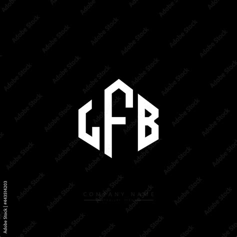 LFB letter logo design with polygon shape. LFB polygon logo monogram. LFB cube logo design. LFB ...