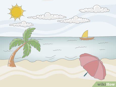 How to Draw a Beach Scene: 11 Steps (with Pictures) - wikiHow