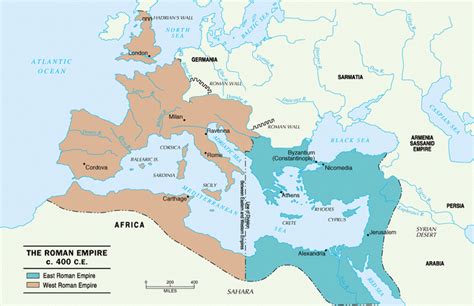 Eastern Roman Empire Map - Carolina Map