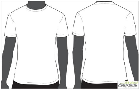 Outline Of A T Shirt Template | Free download on ClipArtMag