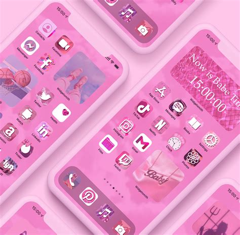 Pink Aesthetic App Icons - Aesthetic Pink Icons for iOS 14 FREE 💞