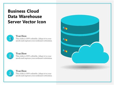 Business Cloud Data Warehouse Server Vector Icon Ppt PowerPoint Presentation Examples PDF