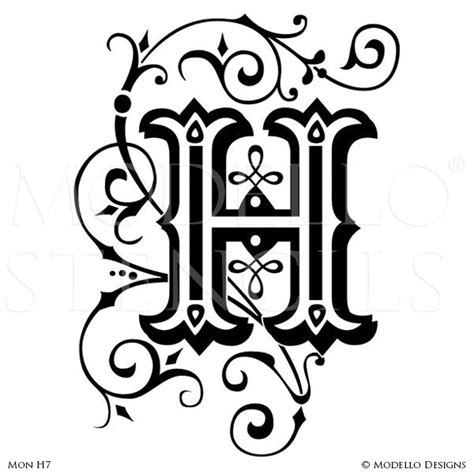 Different Style Fancy Letter H Designs