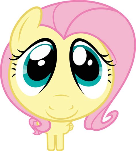 Mlp Fim Fluttershy (cute face) vector by luckreza8 on DeviantArt