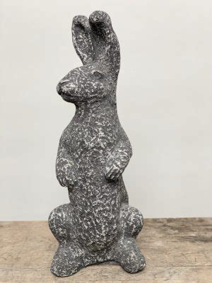 Standing Garden Rabbit Statue - New England Garden Company