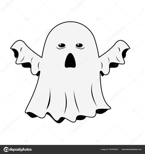 Scary Ghost Cartoon