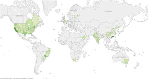 Tableau Essentials: Chart Types - Filled Map - InterWorks