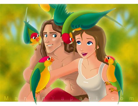 Tarzan and Jane - Walt Disney's Tarzan Fan Art (34629401) - Fanpop