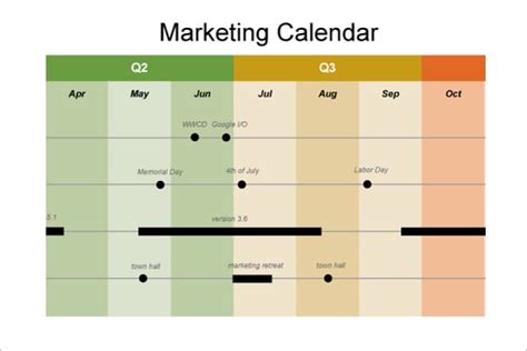 10+ Calendar Timeline Templates - Word | Google Docs | PowerPoint | Apple Pages | PDF