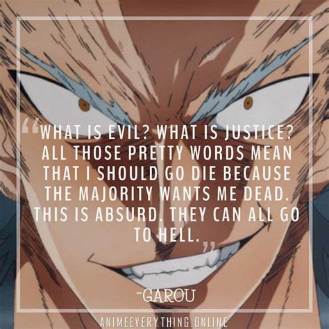 Garou Quotes - Best One Punch Man Quotes #animequotes | One punch, One punch man anime, One ...