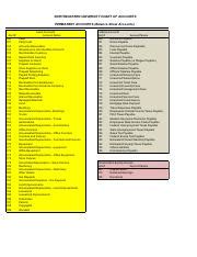 Northeastern University Chart of Accounts: Assets, Liabilities, | Course Hero