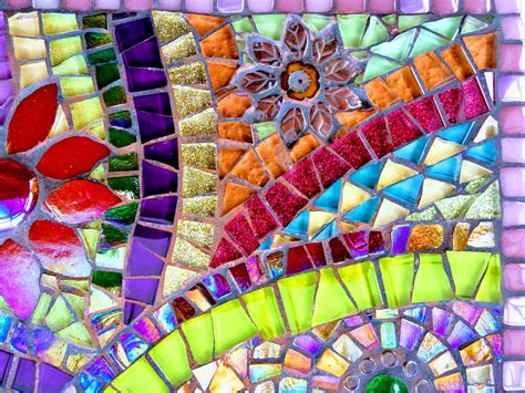 flower mosaic art