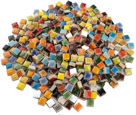 784 Pieces Colorful Ceramic Mosaic Tiles for Crafts Tiny - Etsy UK