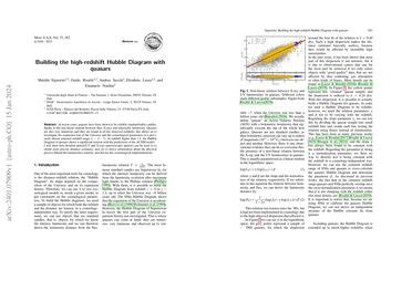 Building the high-redshift Hubble Diagram with quasars | Papers With Code