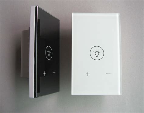 US Standard Touch Dimmer Switch, Touch + Dimmer function light switch,Glass Panel, Light dimmer ...