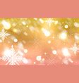 Abstract blurred background with winter design Vector Image