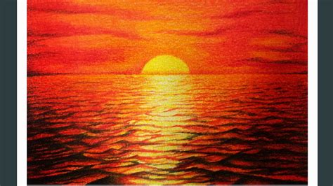 Sunrise Easy Drawing ~ Sunrise ← A Landscape Speedpaint Drawing By Pingu39154 | Dozorisozo